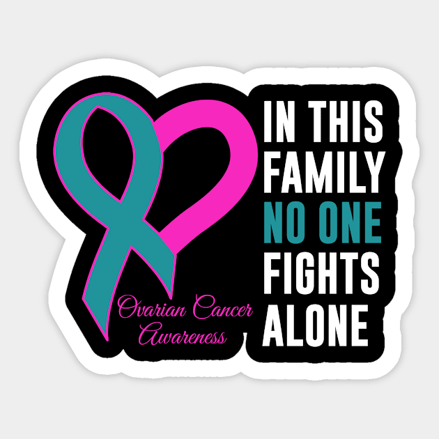 In This Family No One Fights Alone Sticker by oyshopping